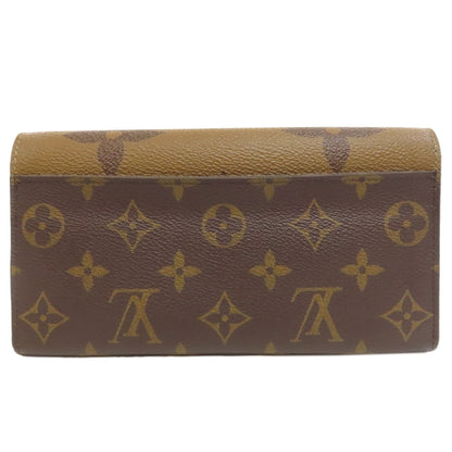 LOUIS VUITTON  M80726 Long wallet (with coin pocket) Portefeiulle Â· Sarah Monogram Giant Ladies