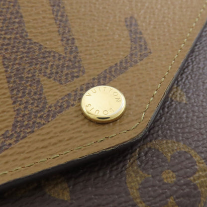 LOUIS VUITTON M80726 Portefeiulle Â· Sarah Long wallet (with coin pocket) Monogram Giant Ladies [Used]