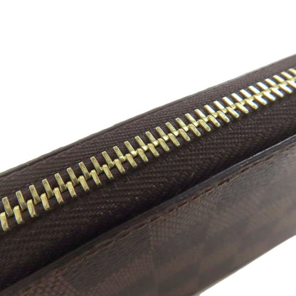 LOUIS VUITTON N41661 Zippy wallet Long wallet (with coin pocket) Damier canvas Ladies [Used]