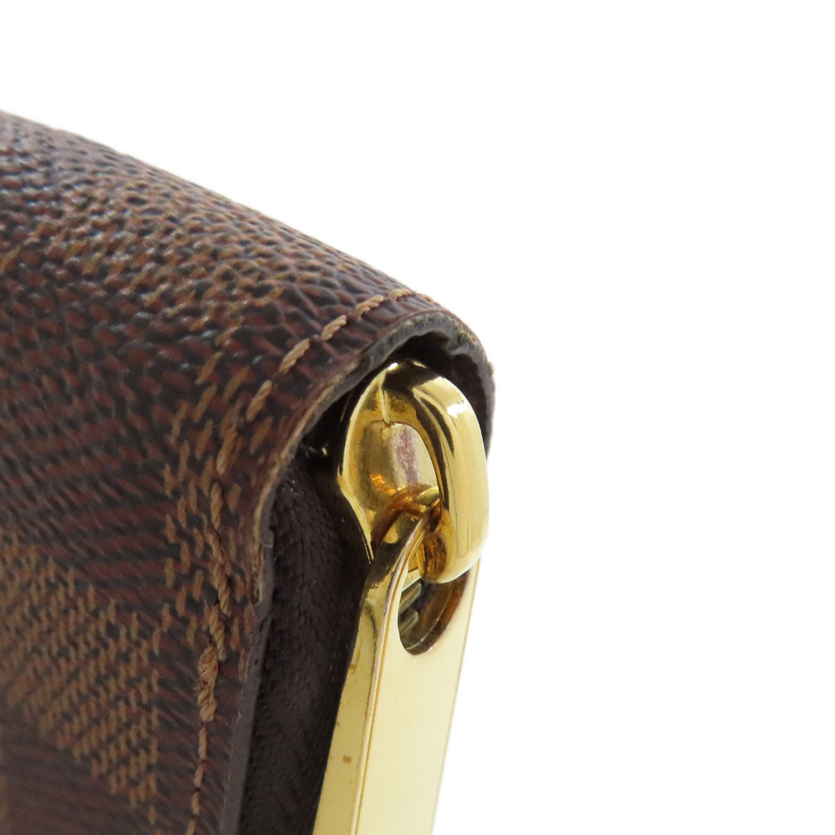 LOUIS VUITTON N41661 Zippy wallet Long wallet (with coin pocket) Damier canvas Ladies [Used]
