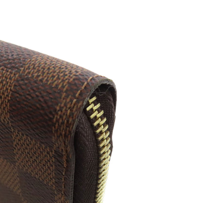 LOUIS VUITTON N41661 Zippy wallet Long wallet (with coin pocket) Damier canvas Ladies [Used]