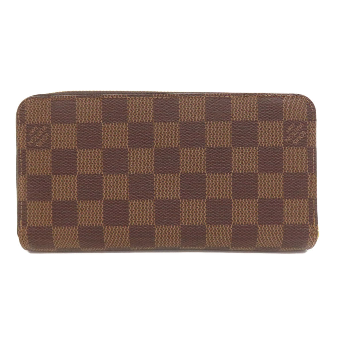 LOUIS VUITTON N41661 Zippy wallet Long wallet (with coin pocket) Damier canvas Ladies [Used]