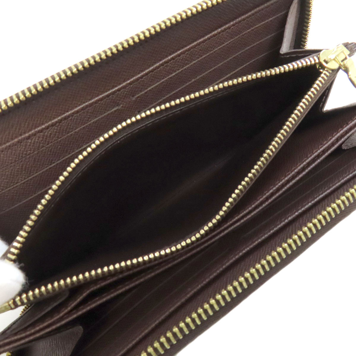 LOUIS VUITTON N41661 Zippy wallet Long wallet (with coin pocket) Damier canvas Ladies [Used]