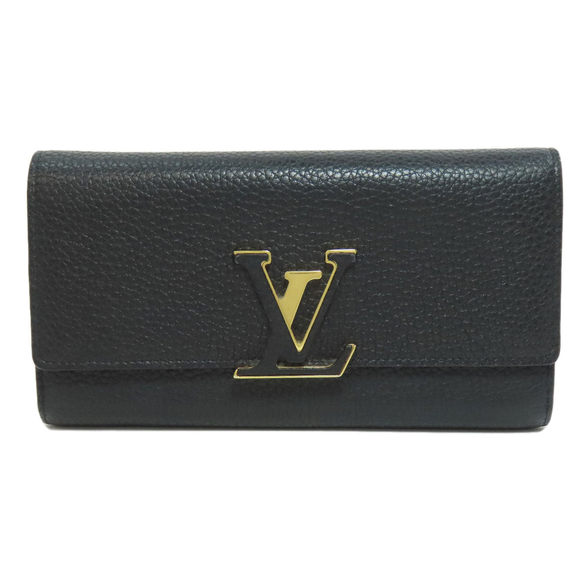 LOUIS VUITTON  M61248 Long wallet (with coin pocket) Portefeiulle ã» Capsines Taurillon Clemence Ladies