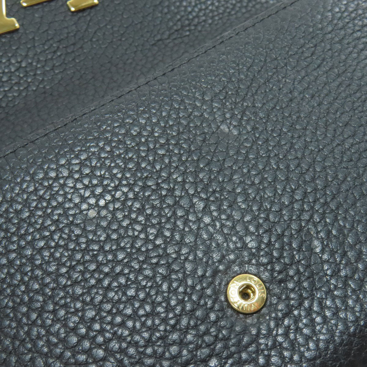 LOUIS VUITTON  M61248 Long wallet (with coin pocket) Portefeiulle ã» Capsines Taurillon Clemence Ladies