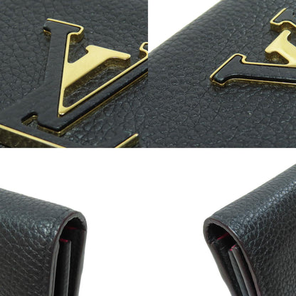 LOUIS VUITTON M61248 Portefeiulle ã» Capsines Long wallet (with coin pocket) Taurillon Clemence Ladies [Used]
