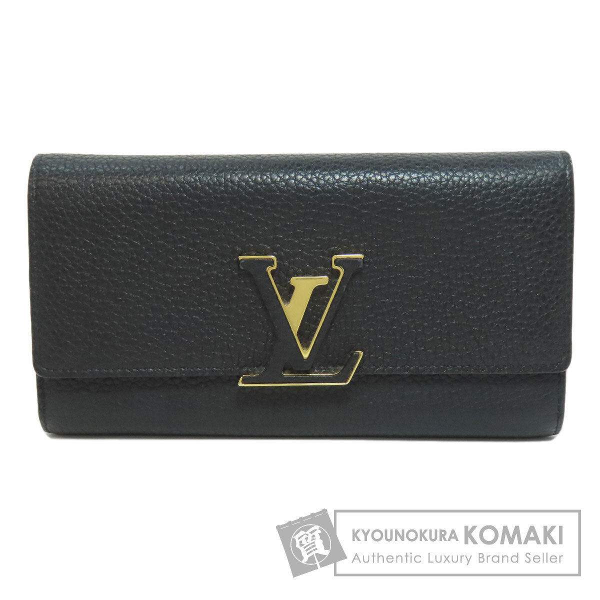 LOUIS VUITTON  M61248 Long wallet (with coin pocket) Portefeiulle ã» Capsines Taurillon Clemence Ladies