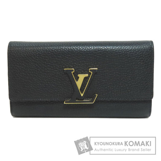 LOUIS VUITTON  M61248 Long wallet (with coin pocket) Portefeiulle ã» Capsines Taurillon Clemence Ladies