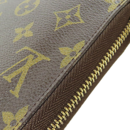 LOUIS VUITTON  M60002 Long wallet (with coin pocket) Zippy Organizer Monogram canvas mens