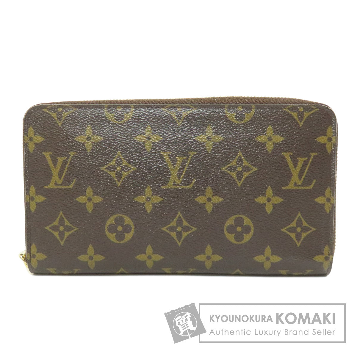 LOUIS VUITTON  M60002 Long wallet (with coin pocket) Zippy Organizer Monogram canvas mens