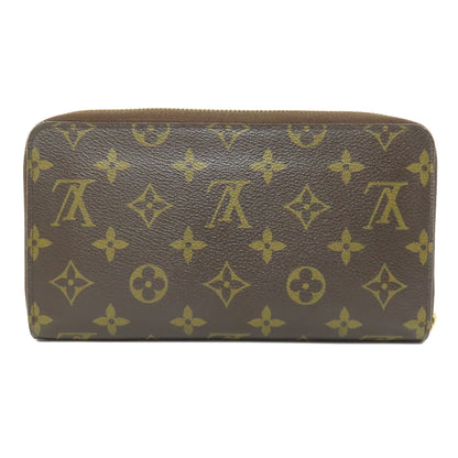 LOUIS VUITTON  M60002 Long wallet (with coin pocket) Zippy Organizer Monogram canvas mens