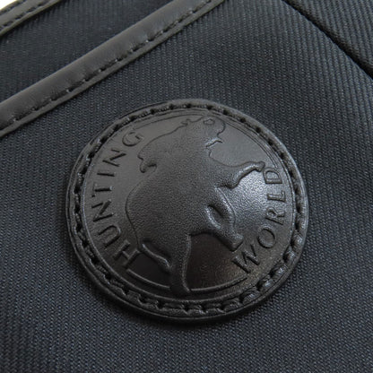 HUNTING WORLD logo Shoulder Bag Canvas Ladies [Used]