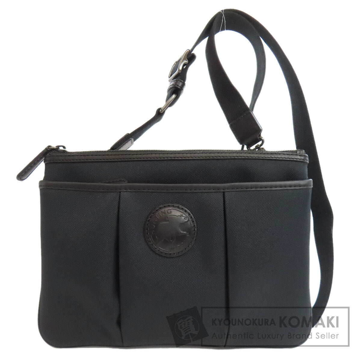 HUNTING WORLD logo Shoulder Bag Canvas Ladies [Used]