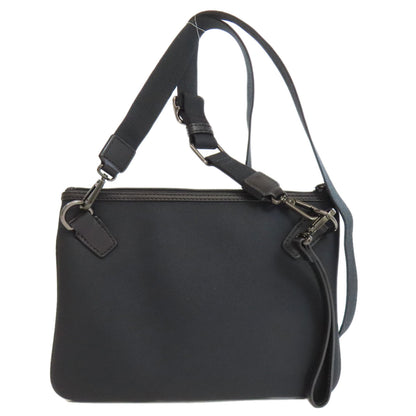 HUNTING WORLD logo Shoulder Bag Canvas Ladies [Used]