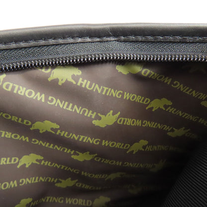 HUNTING WORLD logo Shoulder Bag Canvas Ladies [Used]