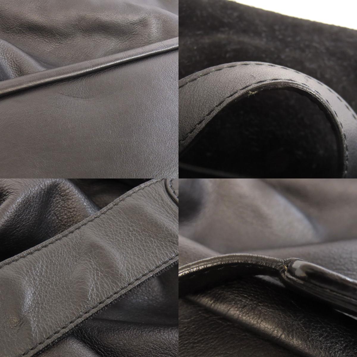 BALENCIAGA 340139 logo Backpack Â· Daypack Suede Ladies [Used]