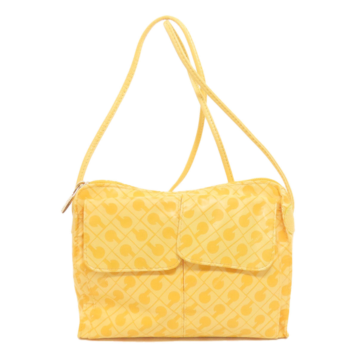 GHERARDINI Logo motif softy Shoulder Bag Polyester Polyurethane coatingLadies [Used]