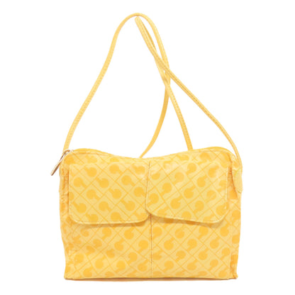 GHERARDINI Logo motif softy Shoulder Bag Polyester Polyurethane coatingLadies [Used]