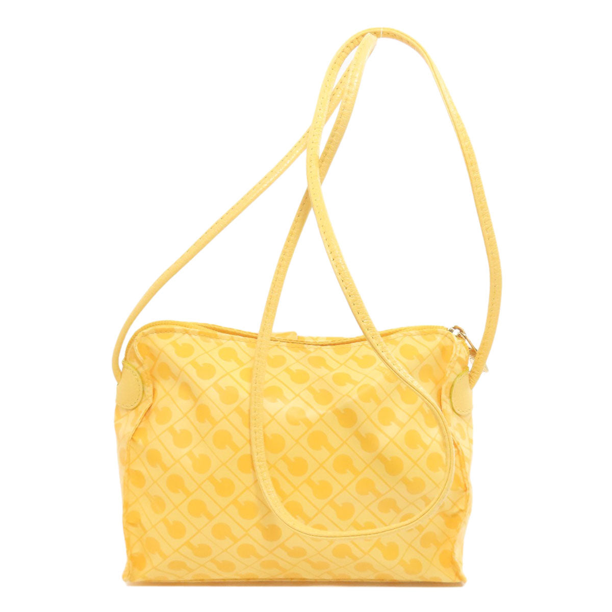 GHERARDINI Logo motif softy Shoulder Bag Polyester Polyurethane coatingLadies [Used]