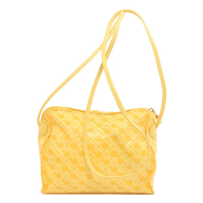 GHERARDINI Logo motif softy Shoulder Bag Polyester Polyurethane coatingLadies [Used]