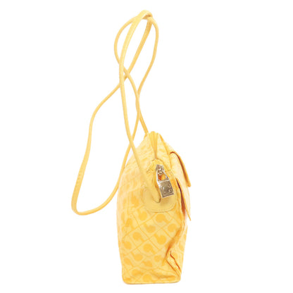 GHERARDINI Logo motif softy Shoulder Bag Polyester Polyurethane coatingLadies [Used]