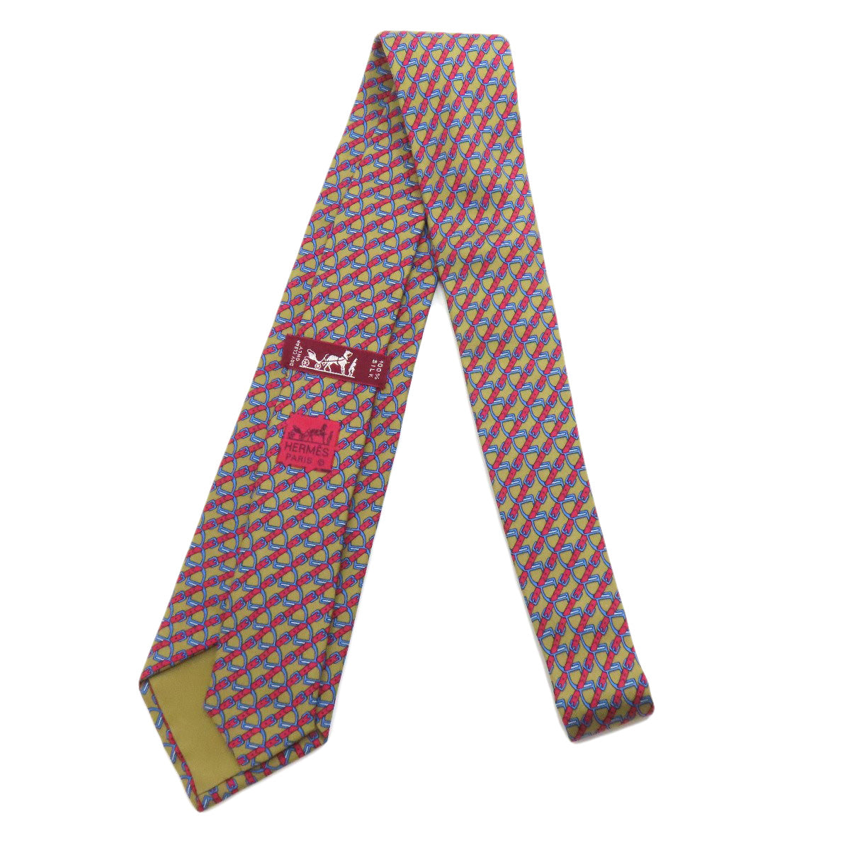 HERMES   tie All-over print belt Silk mens