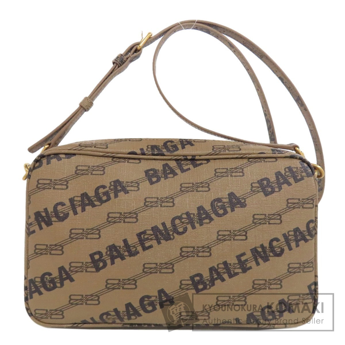 BALENCIAGA 702723 BBMonogram Shoulder Bag PVC Ladies [Used]