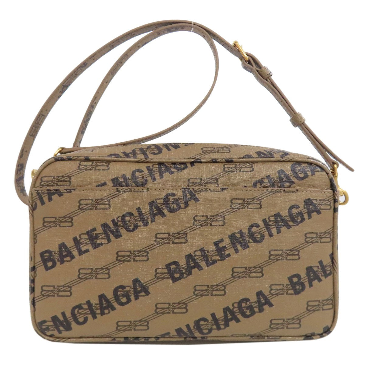 BALENCIAGA 702723 BBMonogram Shoulder Bag PVC Ladies [Used]