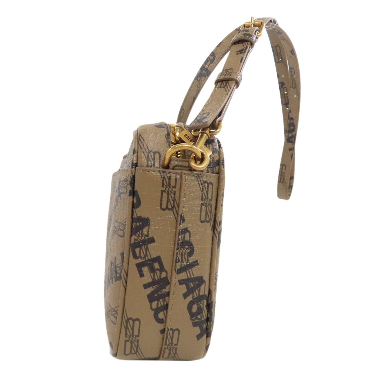 BALENCIAGA 702723 BBMonogram Shoulder Bag PVC Ladies [Used]