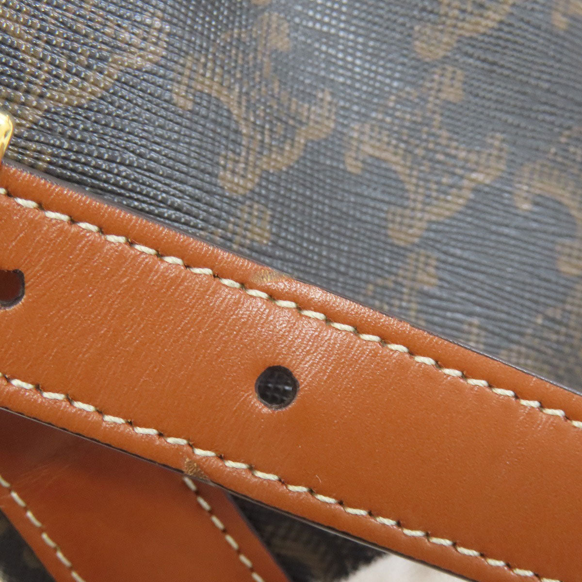 CELINE   Shoulder Bag Long Shoulder Macadam PVC Ladies