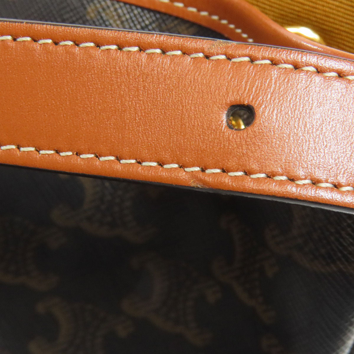 CELINE   Shoulder Bag Long Shoulder Macadam PVC Ladies