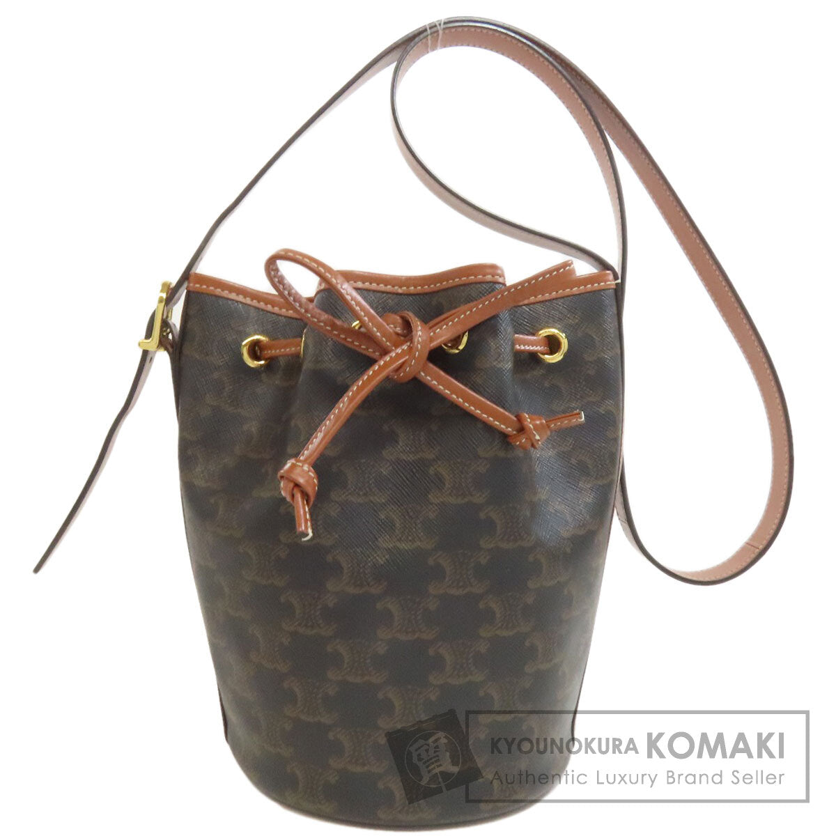 CELINE   Shoulder Bag Long Shoulder Macadam PVC Ladies