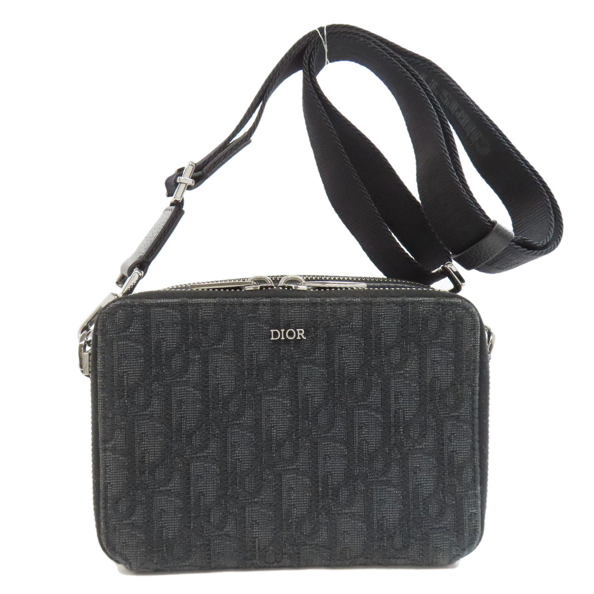 CHRISTIAN DIOR Oblique Shoulder Bag Canvas Ladies [Used]