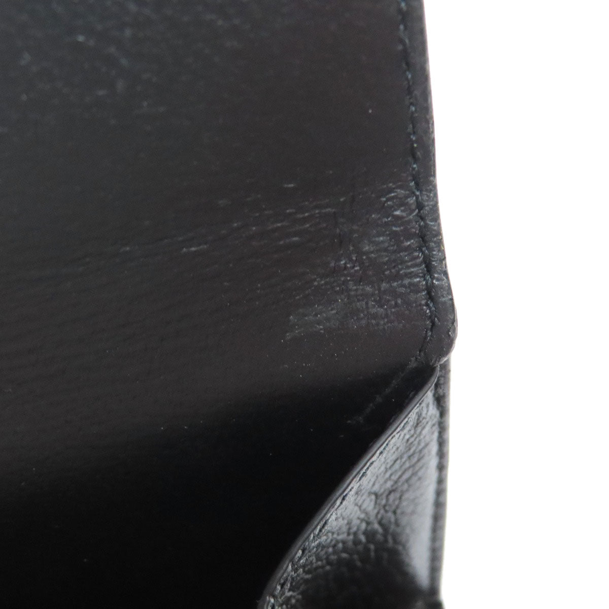 BALENCIAGA 594312 Logo tri-fold wallet Bifold Wallet with Coin Pocket Leather Ladies [Used]