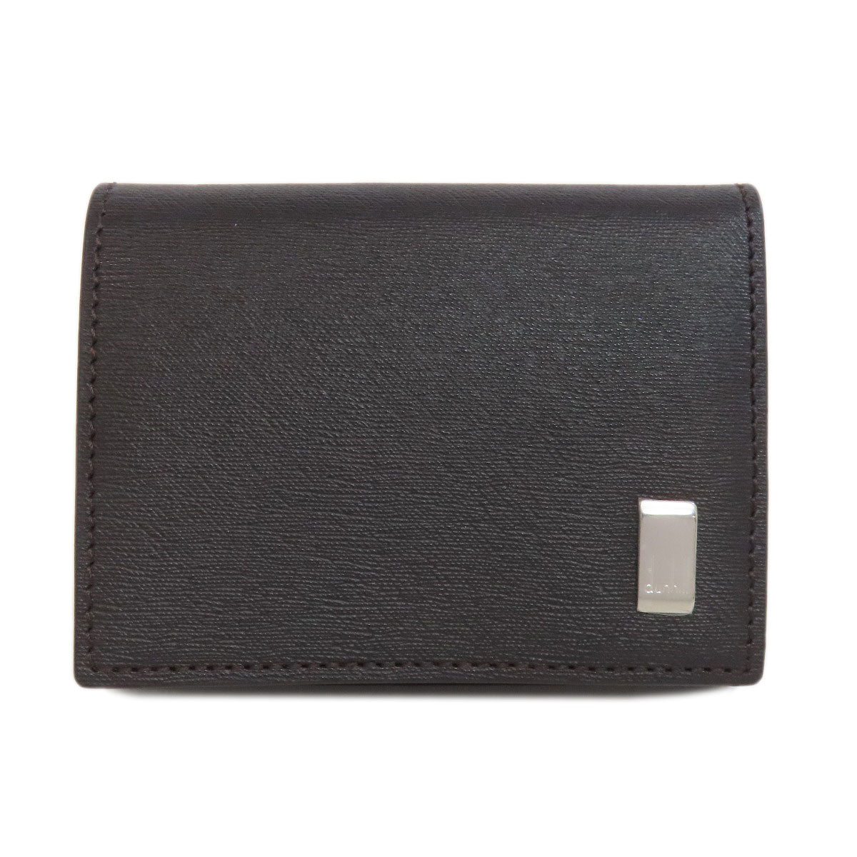 Dunhill logo coin purse Leather mens [Used]
