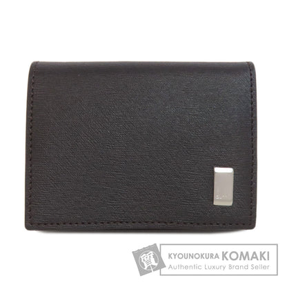 Dunhill logo coin purse Leather mens [Used]