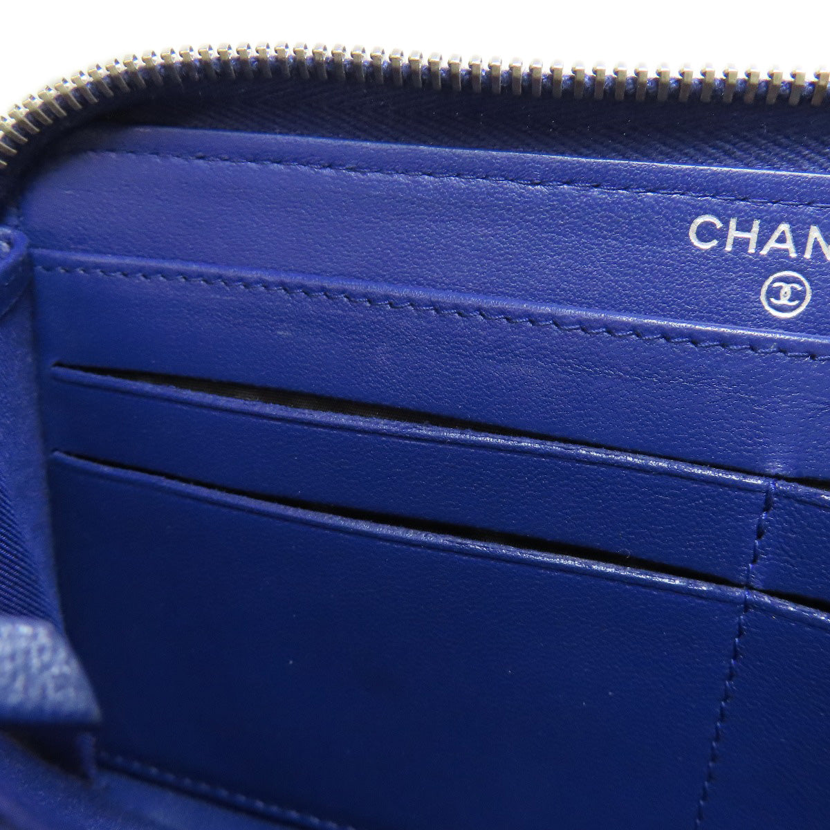 CHANEL Matelasse COCO Mark SilverHardware Long wallet (with coin pocket) Lambskin Ladies [Used]