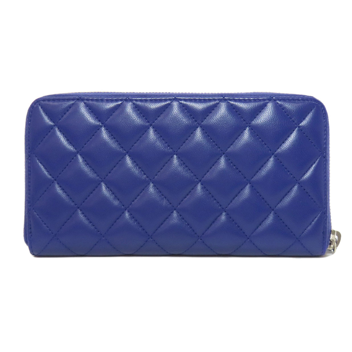 CHANEL Matelasse COCO Mark SilverHardware Long wallet (with coin pocket) Lambskin Ladies [Used]