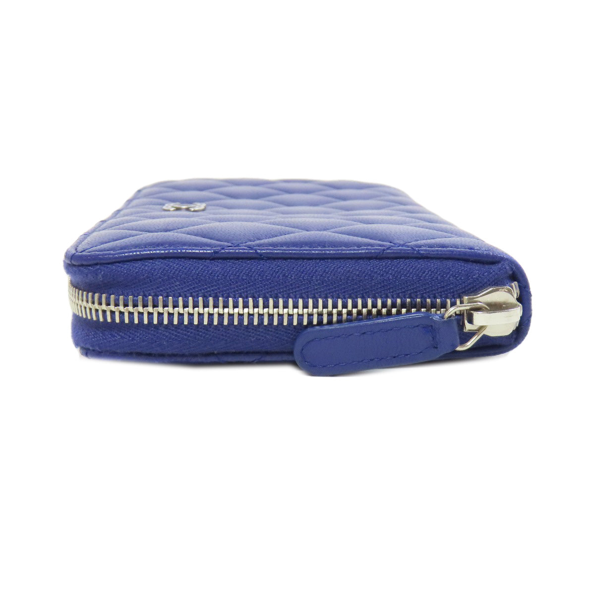 CHANEL Matelasse COCO Mark SilverHardware Long wallet (with coin pocket) Lambskin Ladies [Used]
