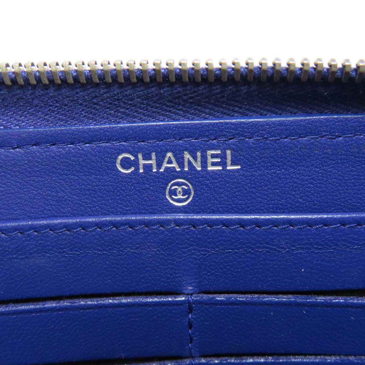 CHANEL Matelasse COCO Mark SilverHardware Long wallet (with coin pocket) Lambskin Ladies [Used]