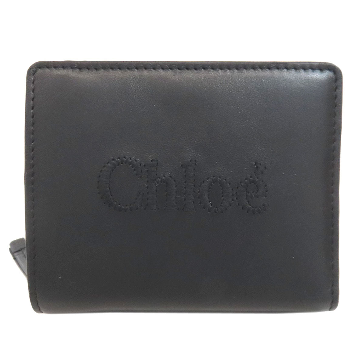 CHLOE Sense Compact Wallet Bifold Wallet with Coin Pocket Calf Ladies [Used]