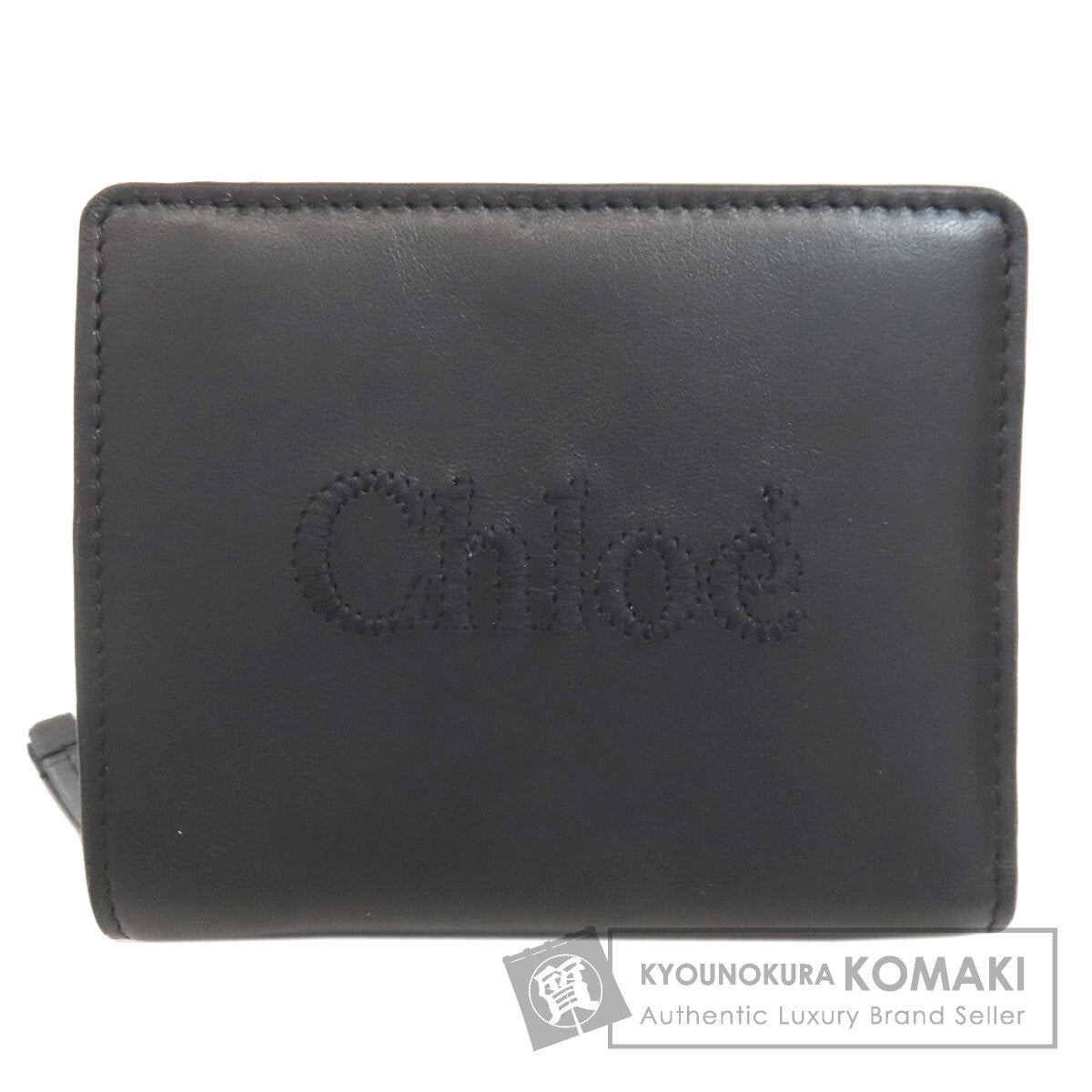 CHLOE Sense Compact Wallet Bifold Wallet with Coin Pocket Calf Ladies [Used]
