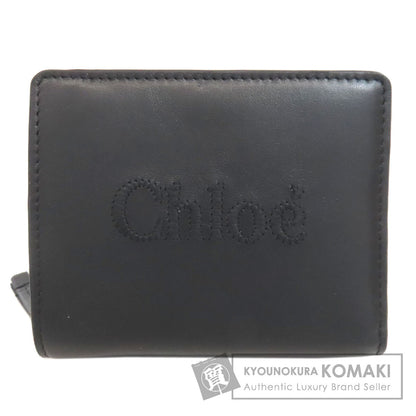 CHLOE Sense Compact Wallet Bifold Wallet with Coin Pocket Calf Ladies [Used]