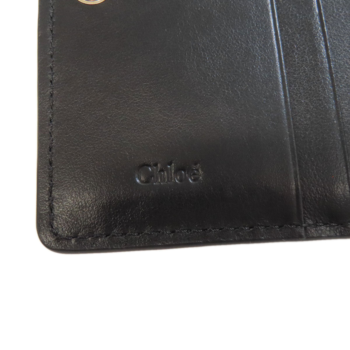CHLOE Sense Compact Wallet Bifold Wallet with Coin Pocket Calf Ladies [Used]