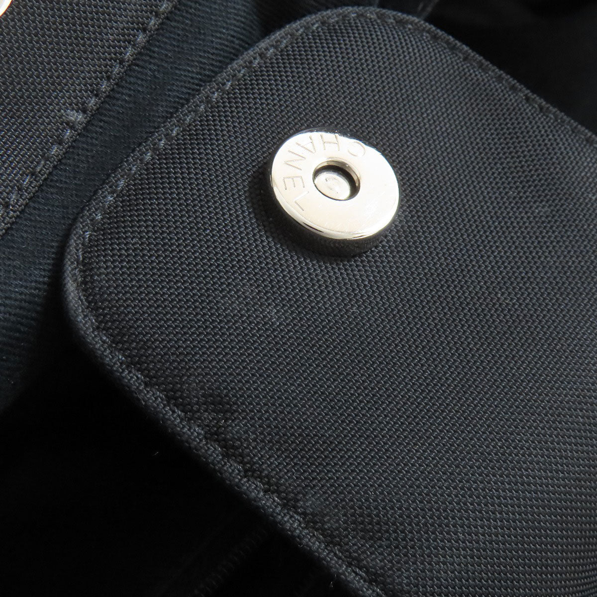 CHANEL   Tote Bag Paris Biarritz GM Silver Hardware Nylon Ladies