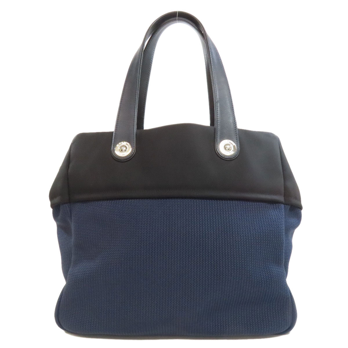 CHANEL   Tote Bag Paris Biarritz GM Silver Hardware Nylon Ladies