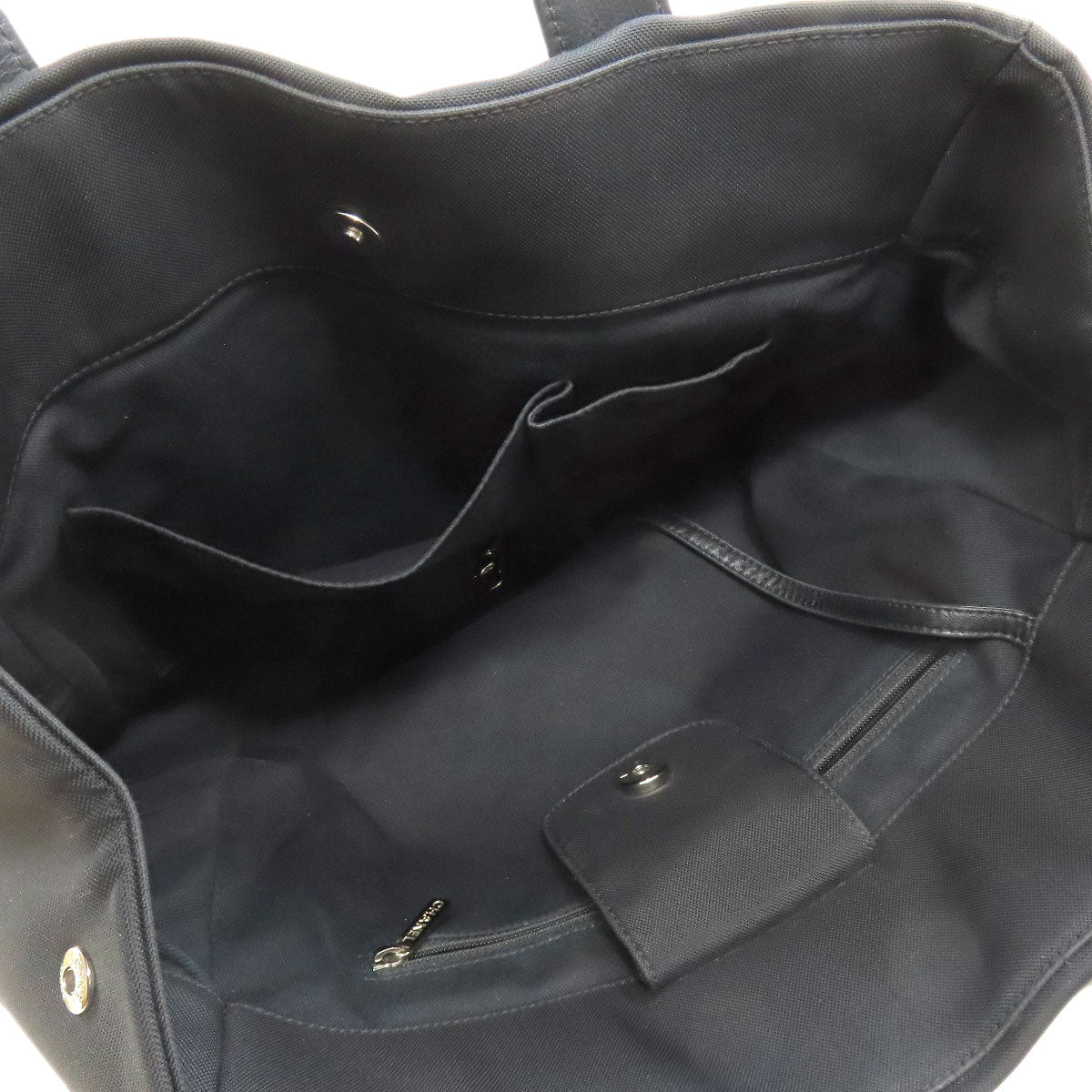 CHANEL   Tote Bag Paris Biarritz GM Silver Hardware Nylon Ladies