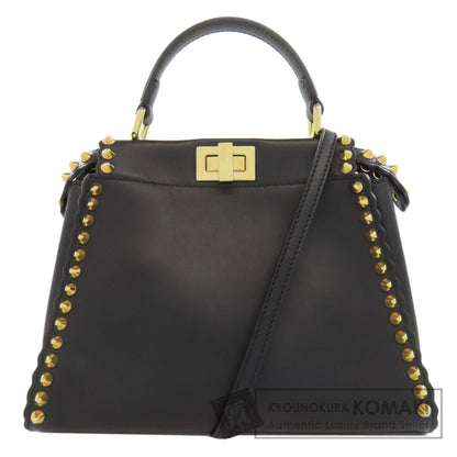 FENDI   Handbag Mini Peekaboo Studs 2WAY Calf Ladies