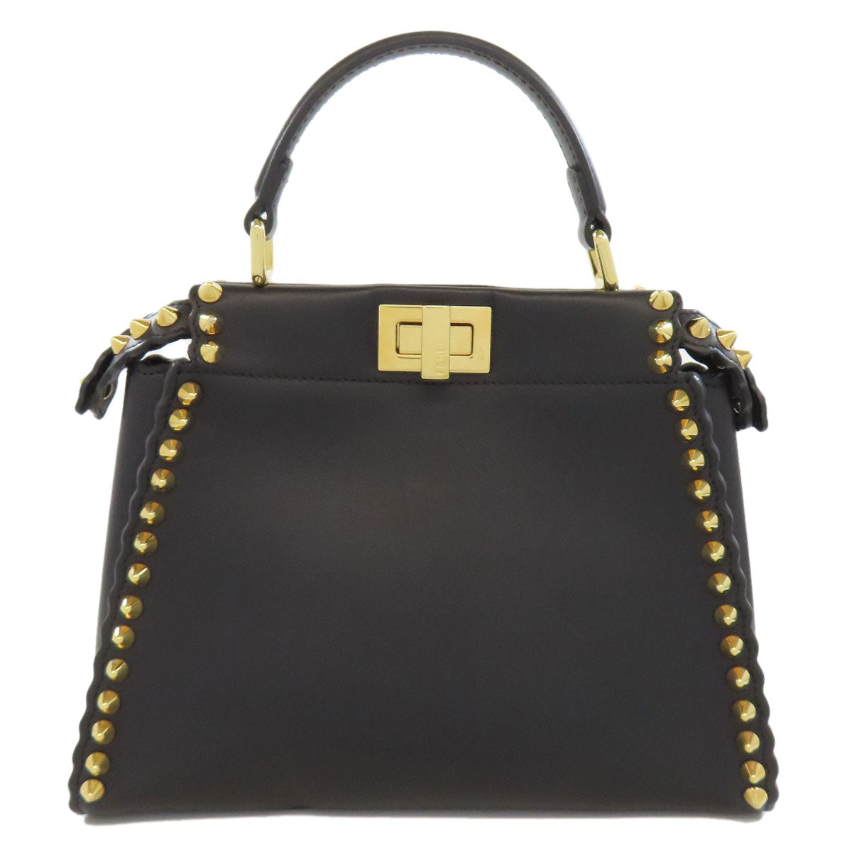 FENDI   Handbag Mini Peekaboo Studs 2WAY Calf Ladies