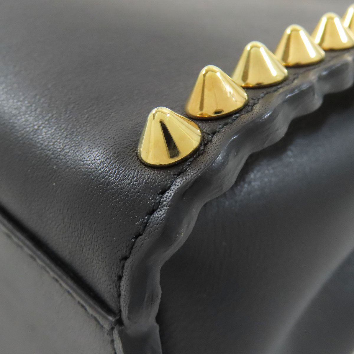 FENDI   Handbag Mini Peekaboo Studs 2WAY Calf Ladies